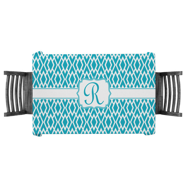 Custom Geometric Diamond Tablecloth - 58"x58" (Personalized)