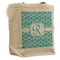 Geometric Diamond Reusable Cotton Grocery Bag - Front View