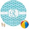 Geometric Diamond Round Beach Towel (Personalized)