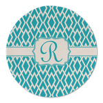 Geometric Diamond Round Linen Placemat (Personalized)