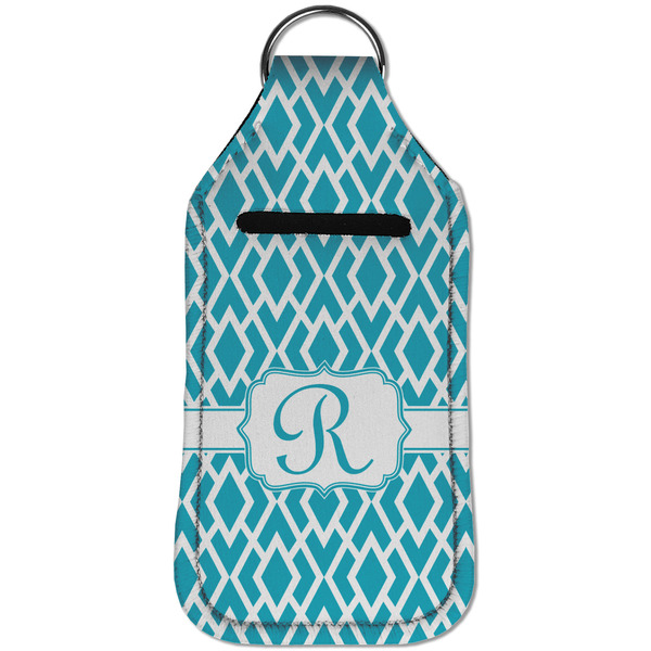 Geometric Diamond Sanitizer Holder Keychain - Large (Front)