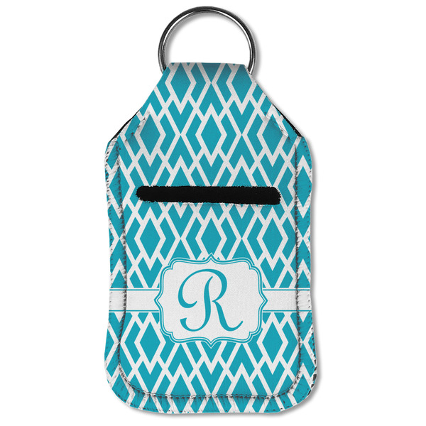 Geometric Diamond Sanitizer Holder Keychain - Small (Front Flat)