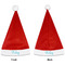 Geometric Diamond Santa Hats - Front and Back (Double Sided Print) APPROVAL