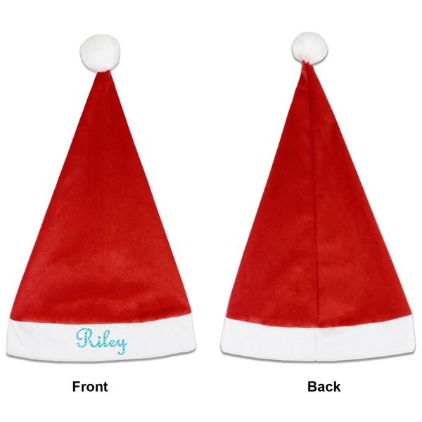 Geometric Diamond Santa Hats - Front and Back (Single Print) APPROVAL