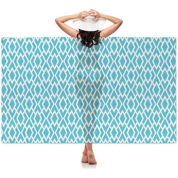 Custom Geometric Diamond Sheer Sarong