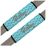 Geometric Diamond Seat Belt Covers (Set of 2) (Personalized)