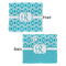 Geometric Diamond Security Blanket - Front & Back View