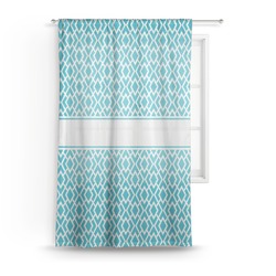 Geometric Diamond Sheer Curtain (Personalized)