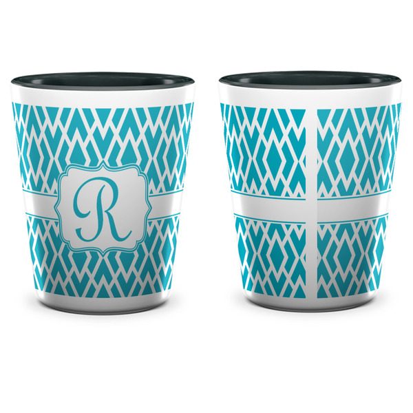 Geometric Diamond Shot Glass - Two Tone - APPROVAL