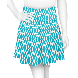 Geometric Diamond Skater Skirt - X Large