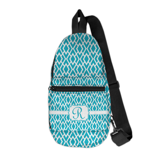 Custom Geometric Diamond Sling Bag (Personalized)