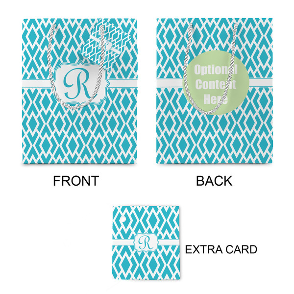 Geometric Diamond Small Gift Bag - Approval