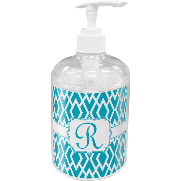 Custom Geometric Diamond Acrylic Soap & Lotion Bottle (Personalized)
