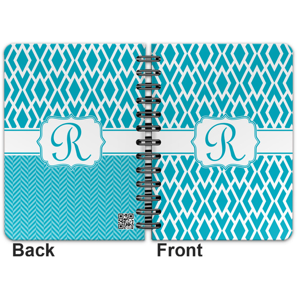 Geometric Diamond Spiral Journal 5 x 7 - Apvl