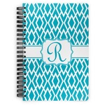 Geometric Diamond Spiral Notebook (Personalized)
