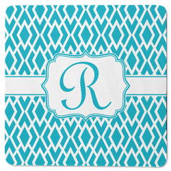 Geometric Diamond Square Rubber Backed Coaster (Personalized)