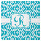 Geometric Diamond Square Rubber Backed Coaster (Personalized)