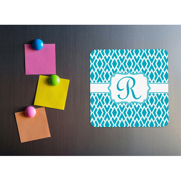 Geometric Diamond Square Fridge Magnet - LIFESTYLE