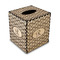 Geometric Diamond Wood Tissue Box Cover (Personalized)