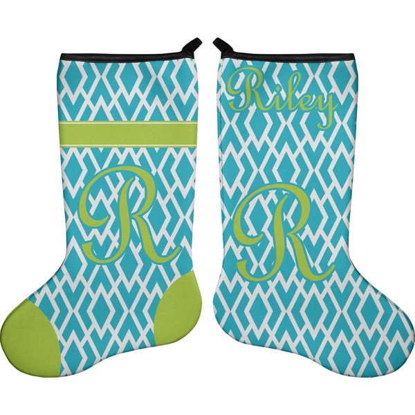 Geometric Diamond Stocking - Double-Sided - Approval