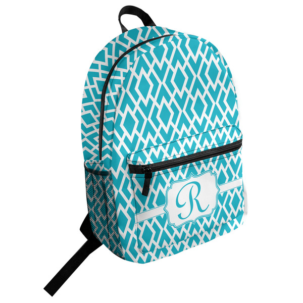 Custom Geometric Diamond Student Backpack (Personalized)