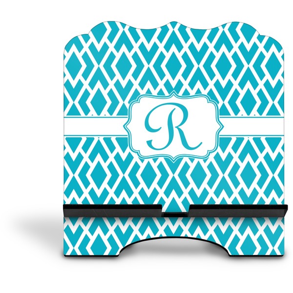 Geometric Diamond Stylized Tablet Stand - Front without iPad