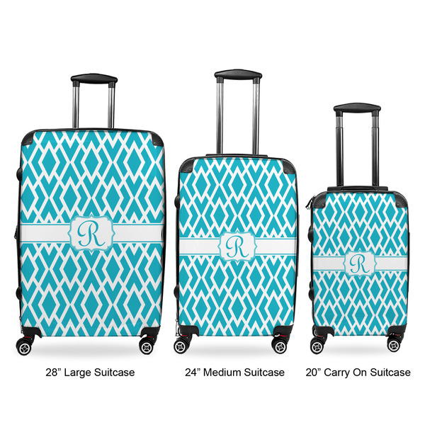 Geometric Diamond Suitcase Set 1 - APPROVAL