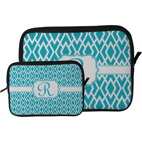 Geometric Diamond Tablet Sleeve (Size Comparison)