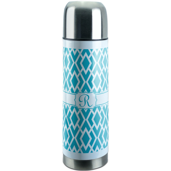 Custom Geometric Diamond Stainless Steel Thermos (Personalized)