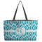 Geometric Diamond Beach Totes Bag - w/ Black Handles (Personalized)