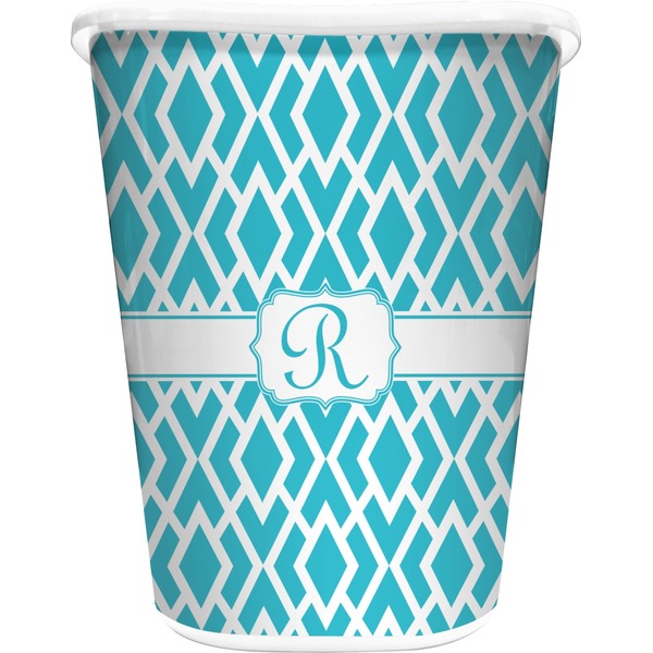 Custom Geometric Diamond Waste Basket (Personalized)