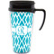 Geometric Diamond Acrylic Travel Mug with Handle (Personalized)