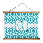 Geometric Diamond Wall Hanging Tapestry - Wide (Personalized)