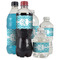 Geometric Diamond Water Bottle Label - Multiple Bottle Sizes