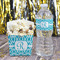 Geometric Diamond Water Bottle Label - w/ Favor Box