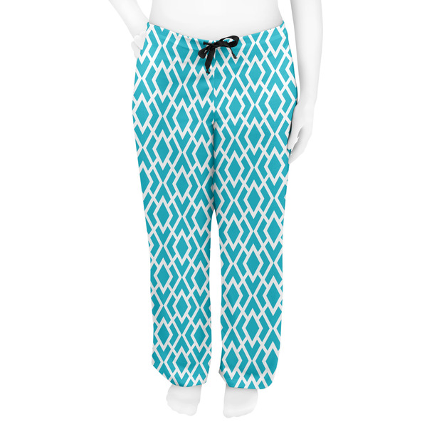 Geometric Diamond Women's Pj on model - Front