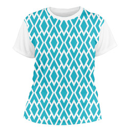 Geometric Diamond Women's Crew T-Shirt - 2X Large