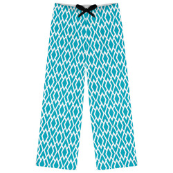 Geometric Diamond Womens Pajama Pants - L