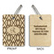 Geometric Diamond Wood Luggage Tags - Rectangle - Approval