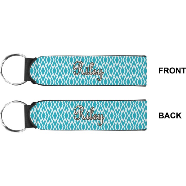 Geometric Diamond Wristlet (Front + Back)