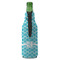 Geometric Diamond Zipper Bottle Cooler - BACK (bottle)