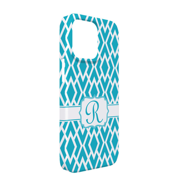 Custom Geometric Diamond iPhone Case - Plastic - iPhone 13 Pro (Personalized)