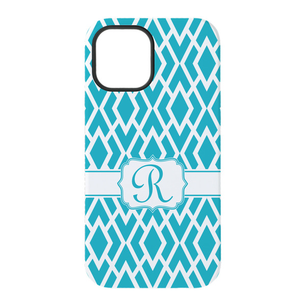 Geometric Diamond iPhone 15 Tough Case - Back