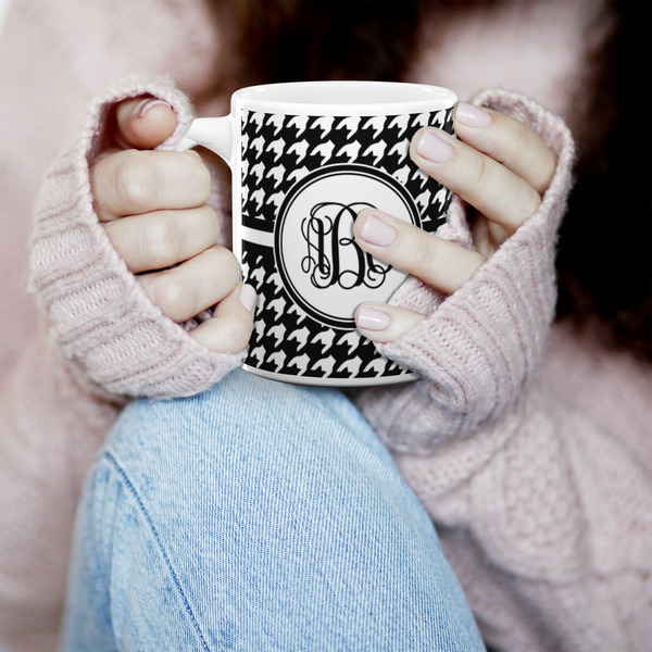Houndstooth 11oz Coffee Mug - LIFESTYLE