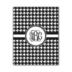 Houndstooth Wood Print - 11x14 (Personalized)