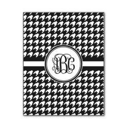 Houndstooth Wood Print - 11x14 (Personalized)