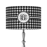 Houndstooth 12" Drum Lamp Shade - Fabric (Personalized)