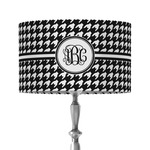 Houndstooth 12" Drum Lamp Shade - Fabric (Personalized)