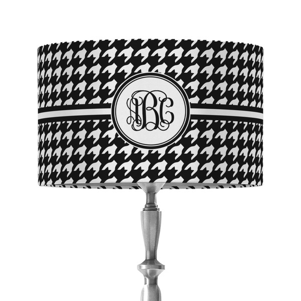 Custom Houndstooth 12" Drum Lamp Shade - Fabric (Personalized)