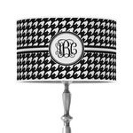 Houndstooth 12" Drum Lamp Shade - Poly-film (Personalized)
